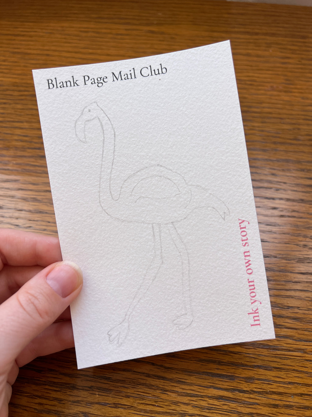 Blank Page Mailing Club - Originals Tier