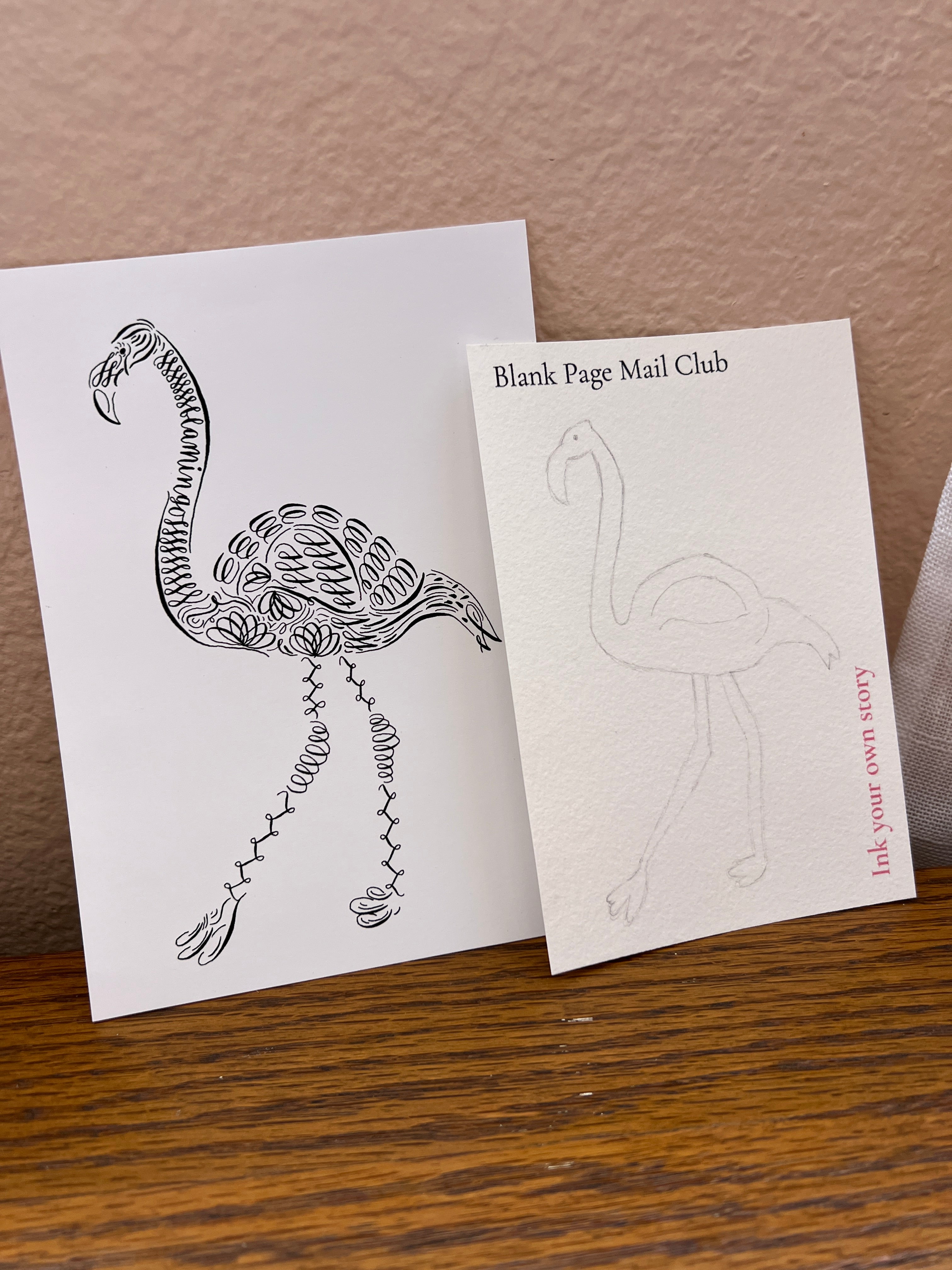 Blank Page Mailing Club - Prints Tier