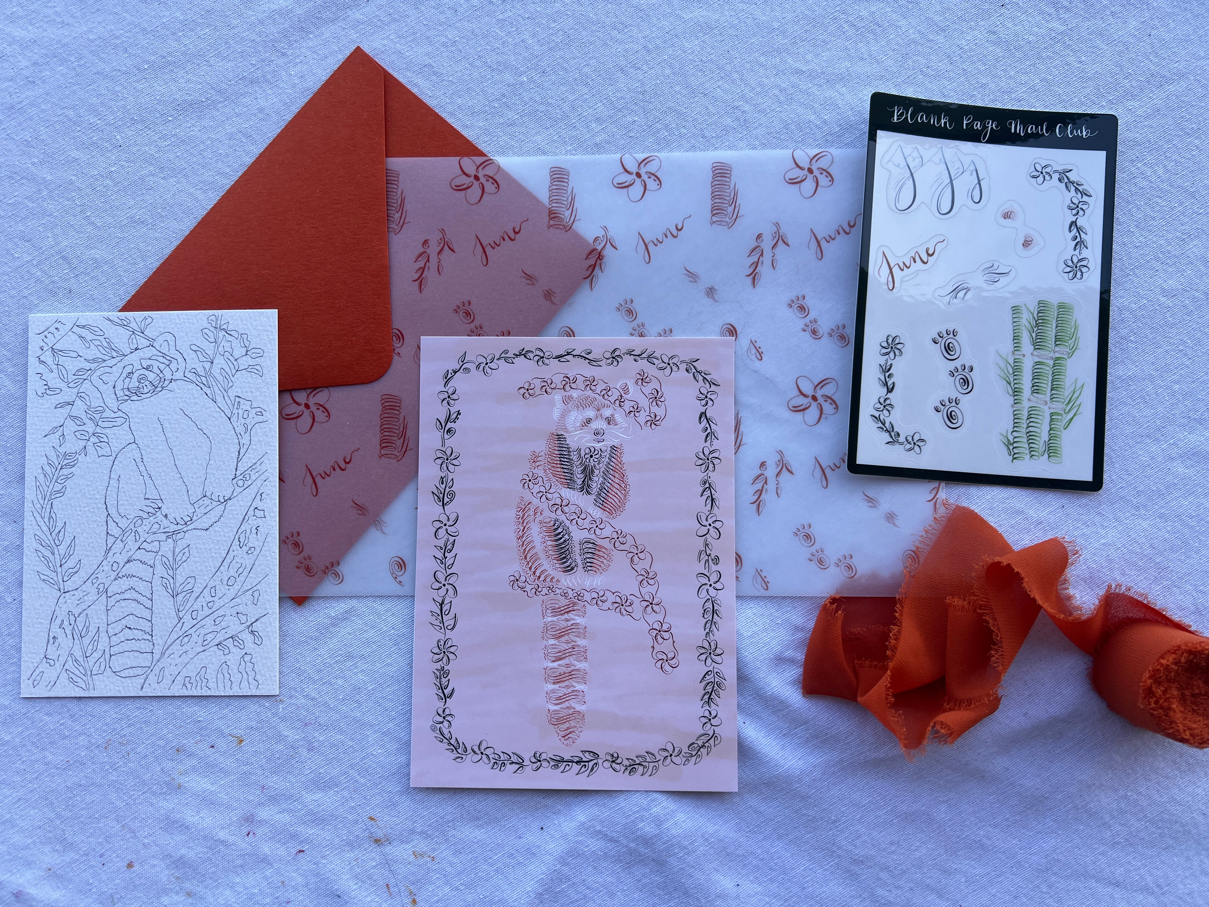 June Mailing Club Sticker Sheet