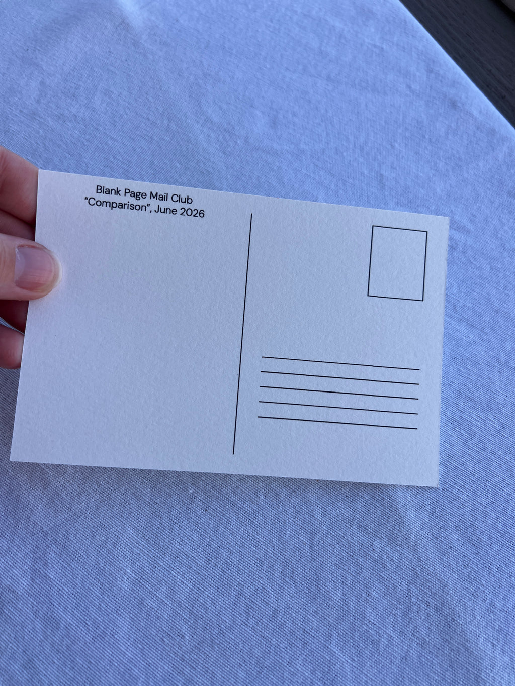 Blank Page Mailing Club - June Standalone